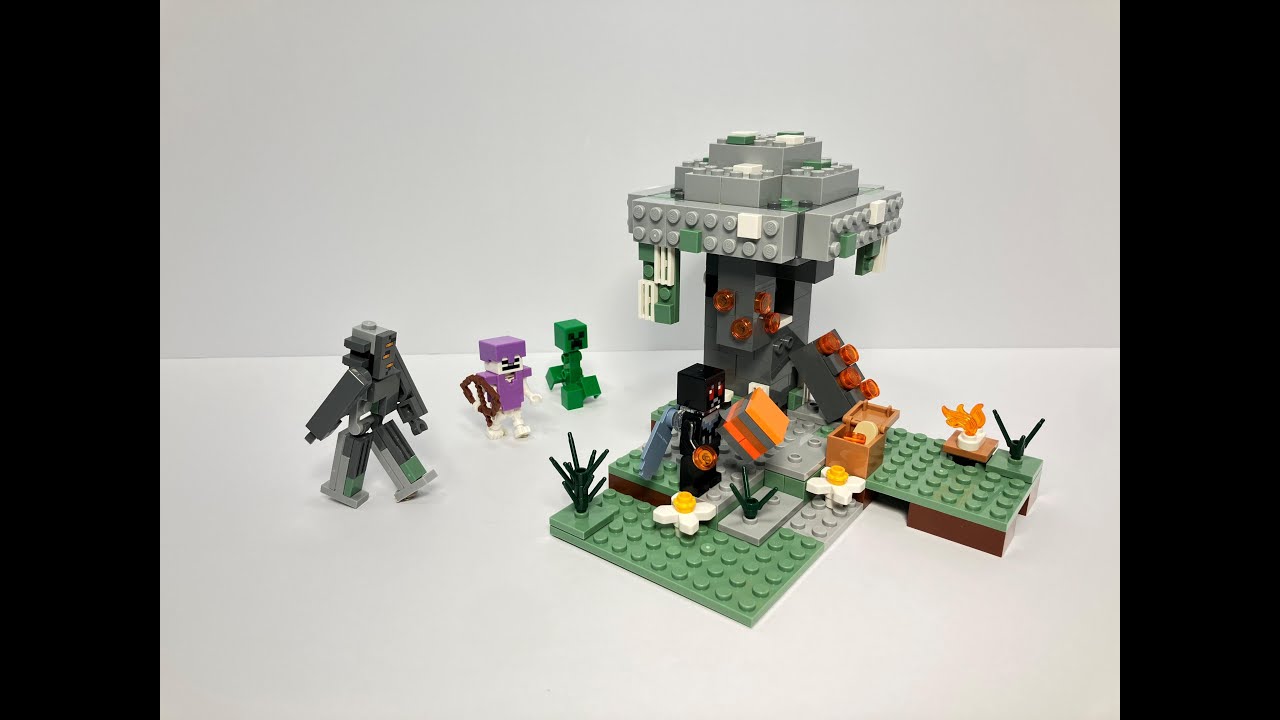 LEGO Minecraft 21586 The Pale Garden Speed Build