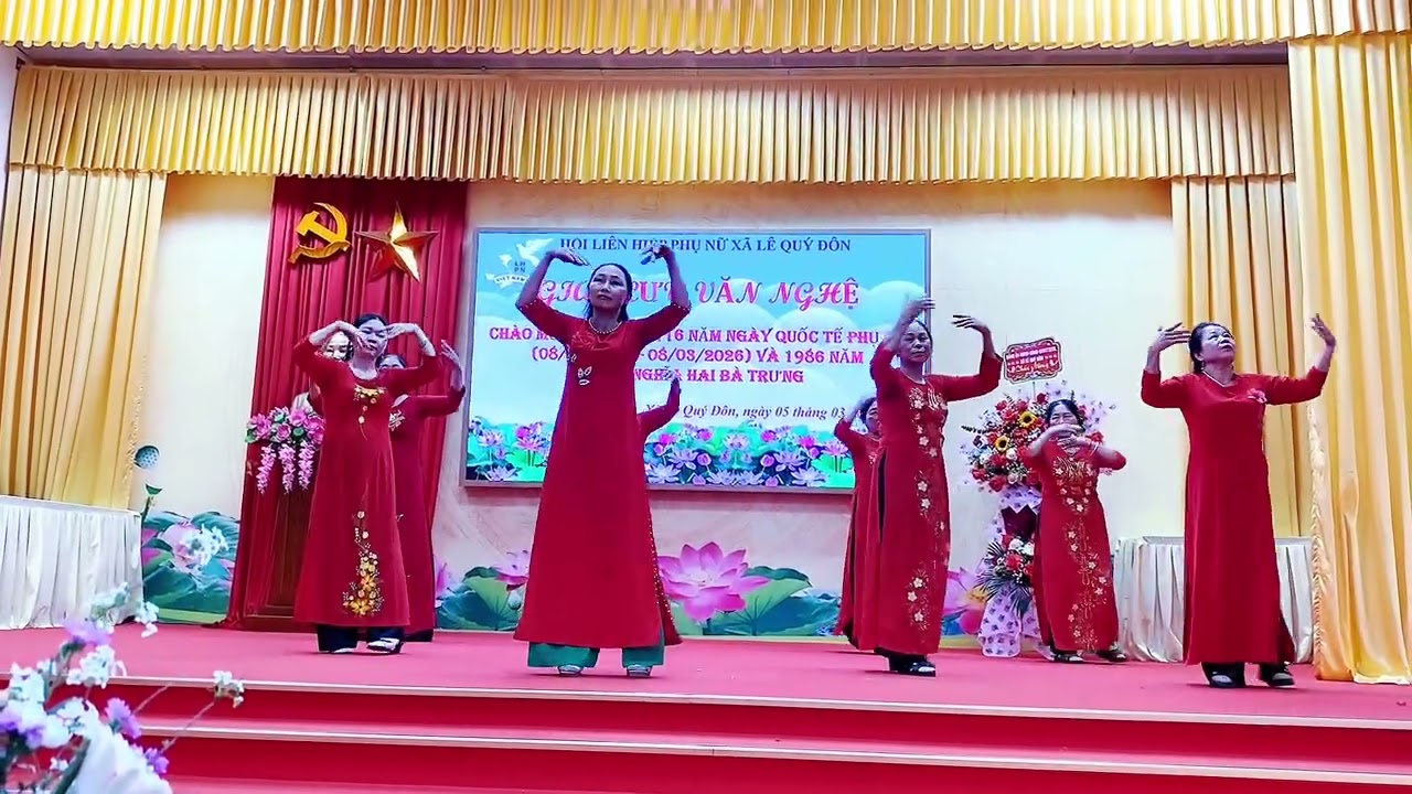 Thôn kiều trai giao lưu văn nghệ 8/3 
