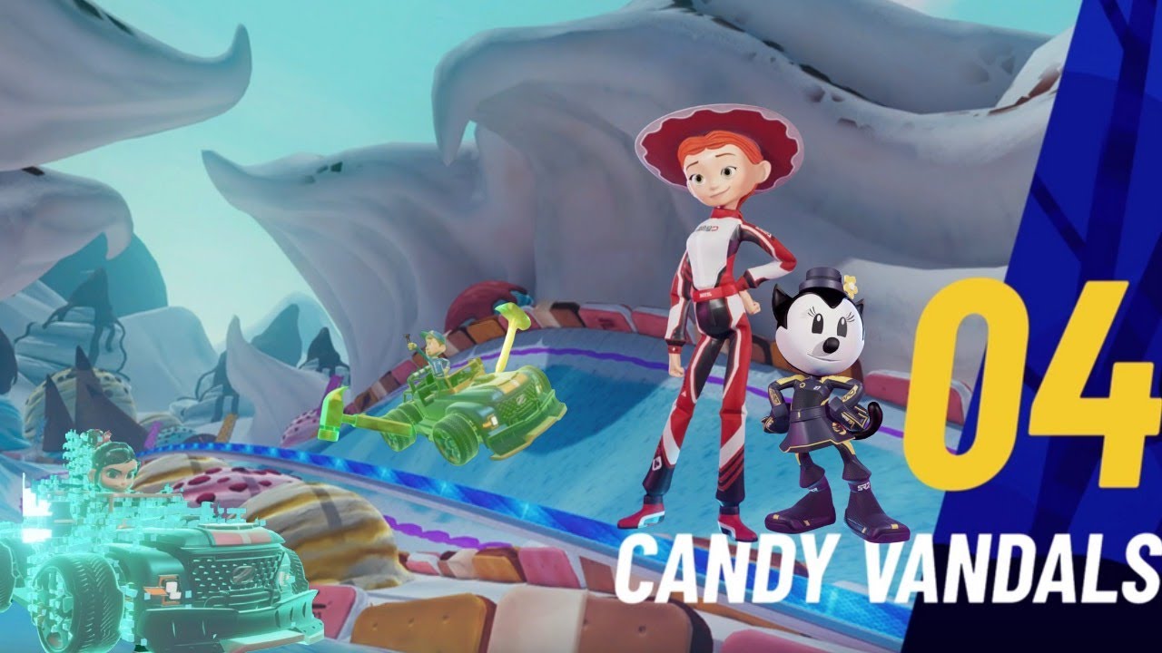 Disney Speedstorm Sugar Rush Chapter 4 there arcade abilities gameplay