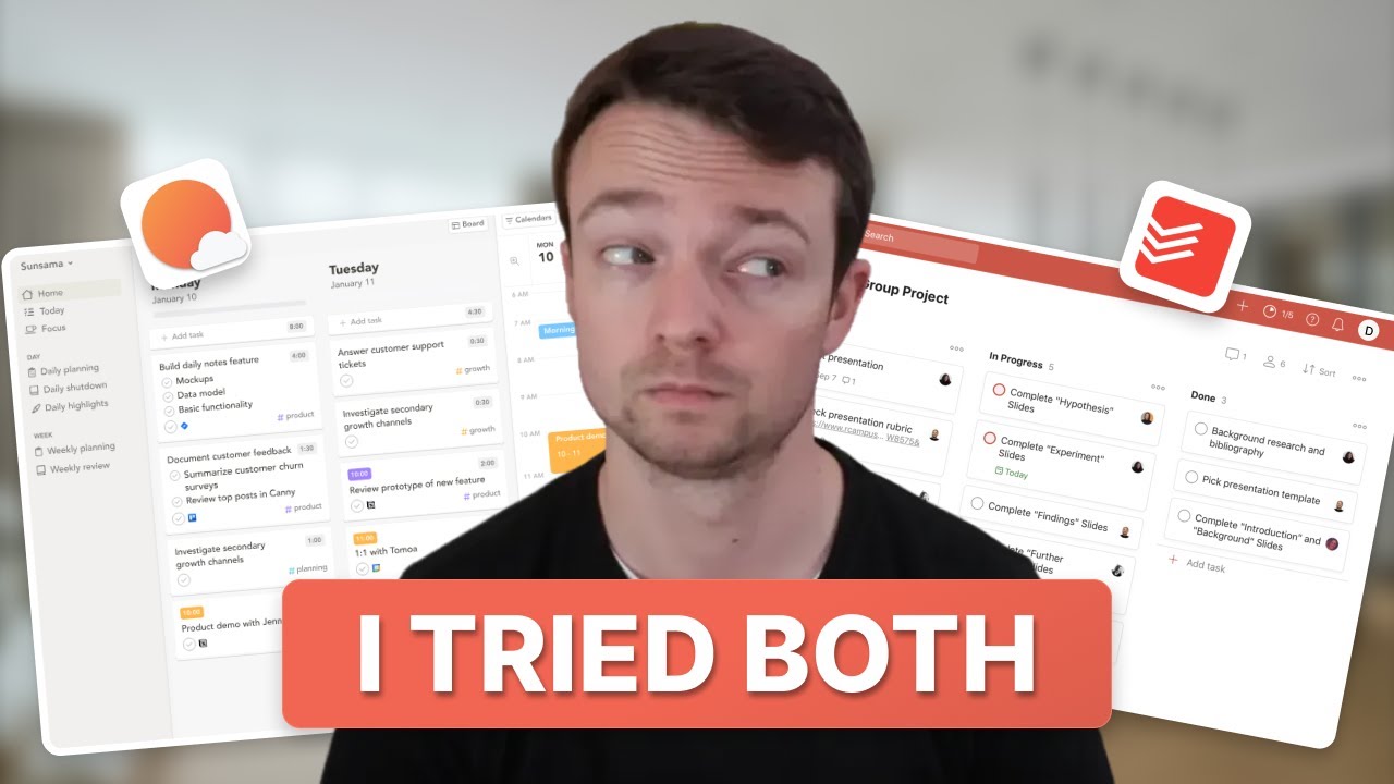 Sunsama против Todoist: какой из них ЛУЧШИЙ?