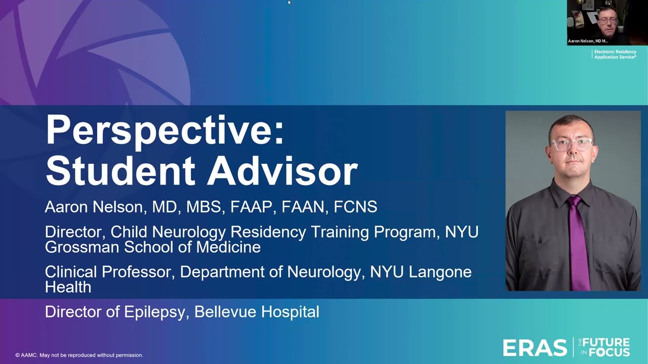 Optimal Strategies for Your Residency Application, with a focus on Child Neurology