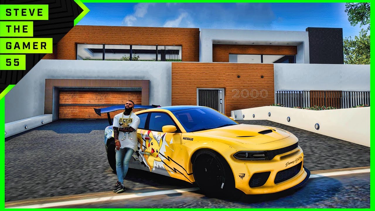 Hollywood Hills Mansion| Let's Go to Work| GTA 5 Mods| 4K