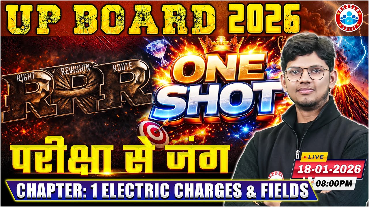 Electric Charges & Fields | Chapter 1 | Class 12 Physics | RRR One Shot Classes | UP Board RWA