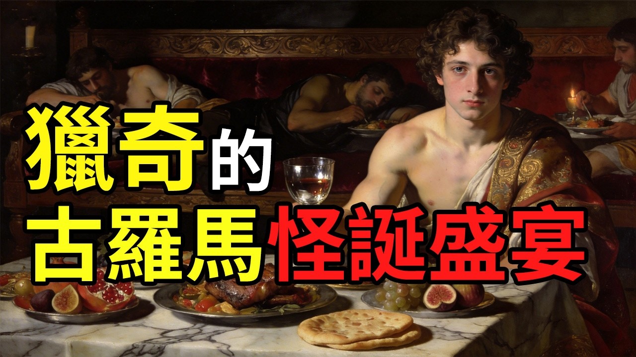 羅馬人到底多會吃？貴族餐桌驚見孔雀腦，士兵卻只能啃肥豬肉？揭秘吃垮帝國的「致命甜味」！#古羅馬#羅馬帝國#歷史冷知識#飲食文化#獵奇美食#羅馬軍團#鉛中毒#歷史故事#知識科普#羅馬生活