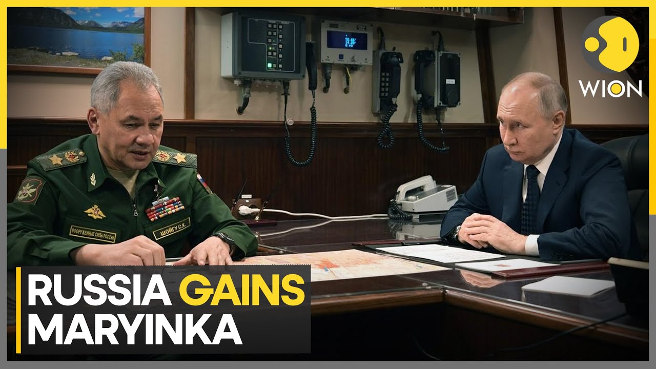 Russia gains Maryinka in Eastern Ukraine | Putin hails the victory, calls it Maryinka's liberation