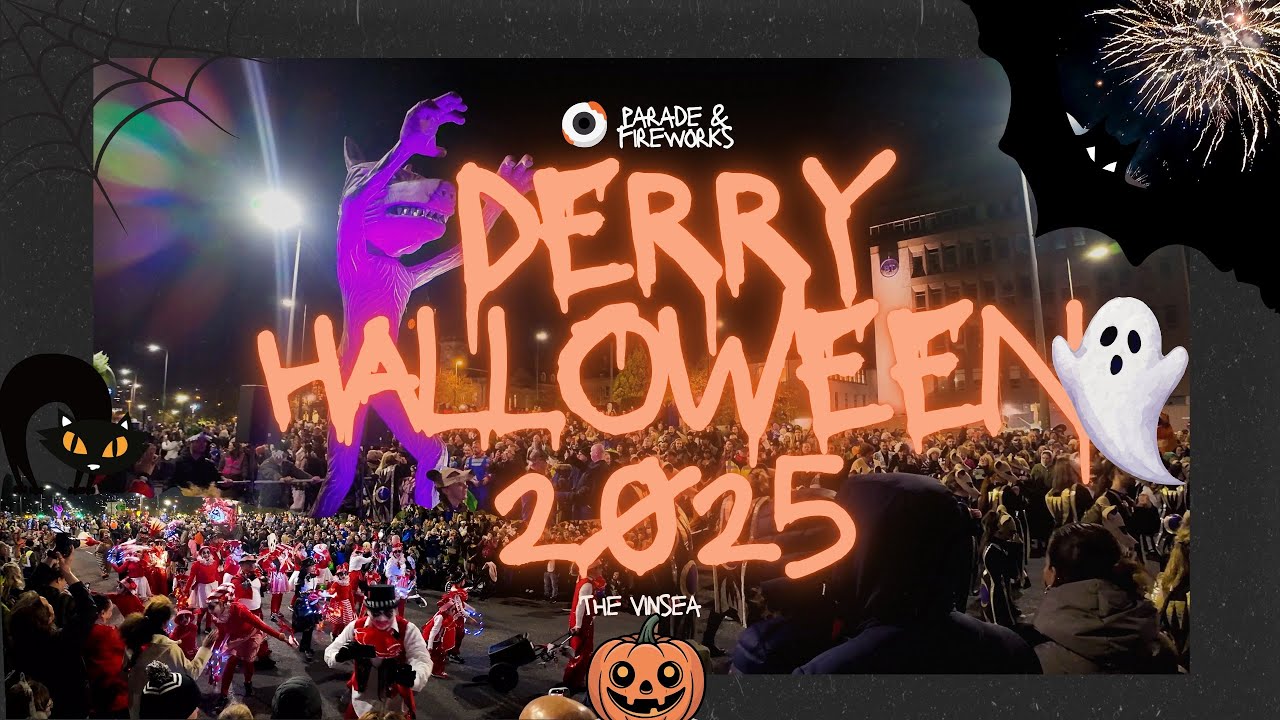 Derry Halloween 2025 🎃🍂 | Parade & Fireworks Display 🎆 Europe’s Best Halloween Destination 🍁