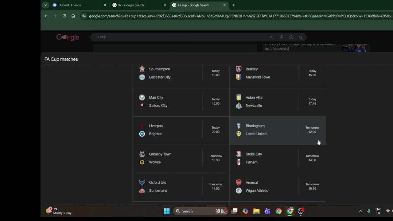 Fa cup predictions For Round 4
