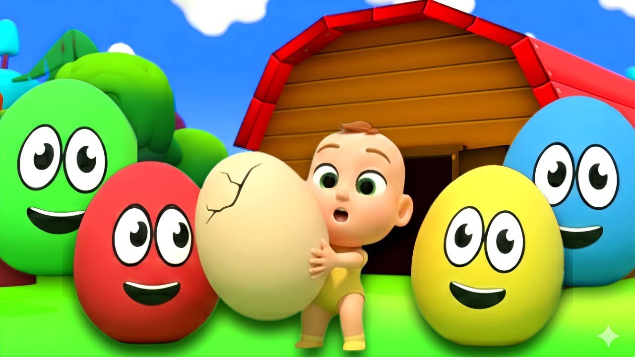 🔴🥚 Surprise Egg with Colorful Play! | Surprise Egg Unboxing with Nursery Rhymes #eggsurprise