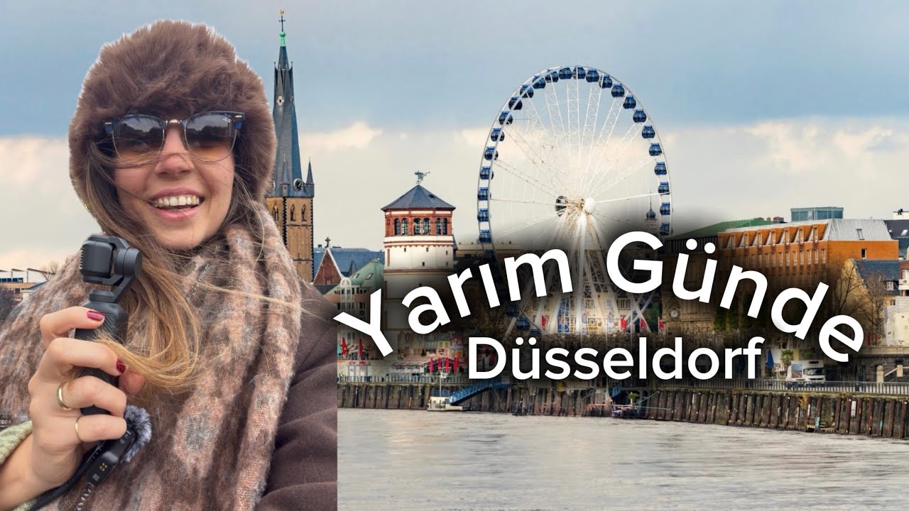 Almanya D&uuml;sseldorf Gezi Rehberi: Yarım G&uuml;nde Neler Yaptık? (Vlog)