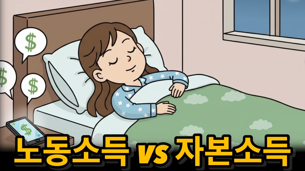 노동소득 vs 자본소득 (내가 일하던가 돈이 일하게 하던가)