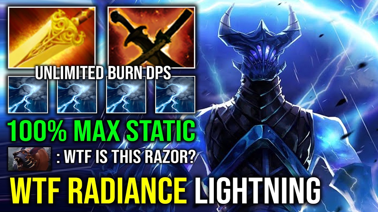 Как играть за Рейзора в одиночку на миде 1 на 5 с помощью Radiance, Eye of Storm, Lightning и 100...