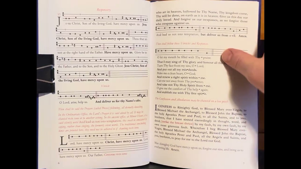 Tutorial 3 for Prime in The Plainchant Breviary 