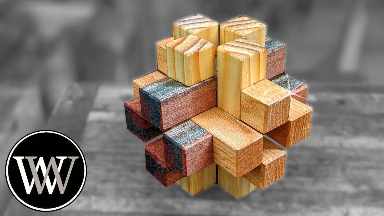 A 12 Piece Joke Burr Puzzle