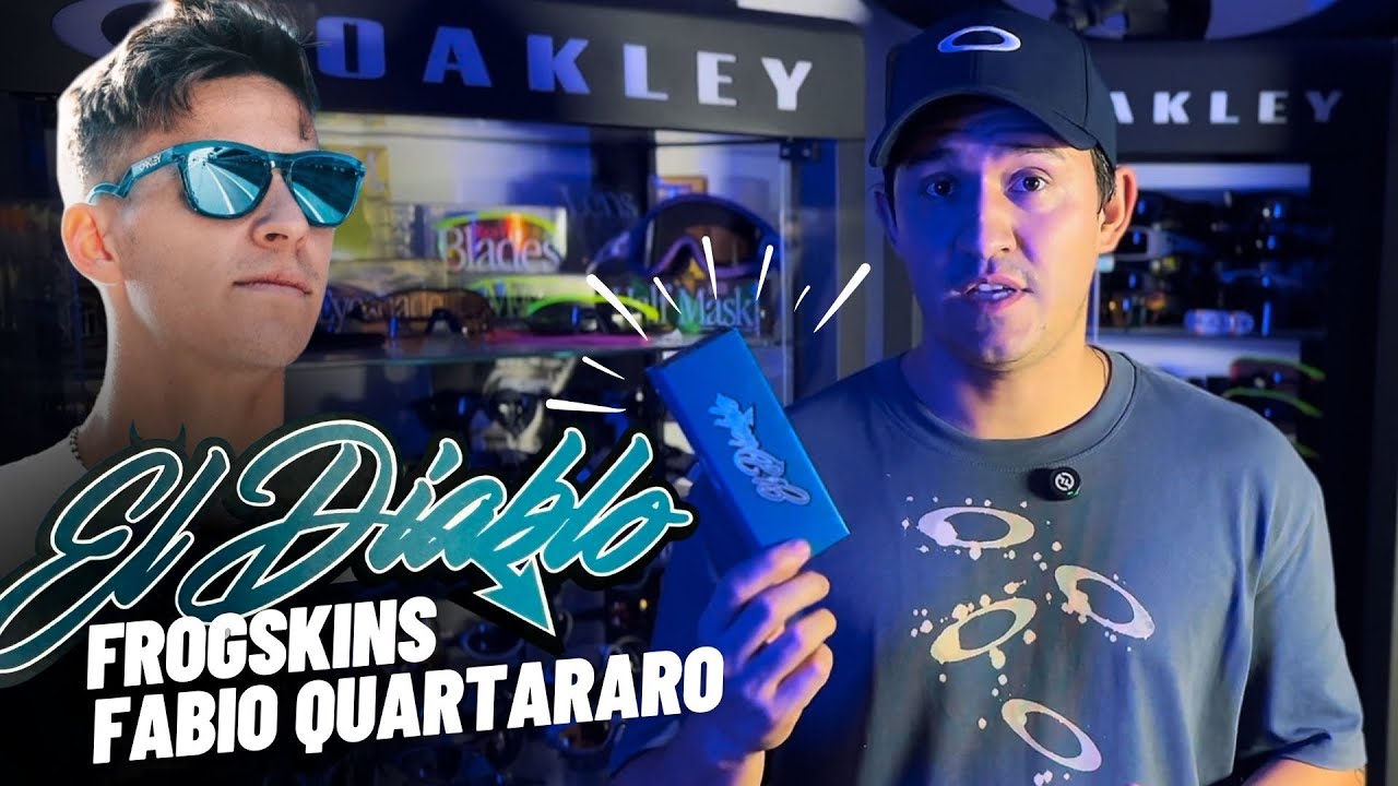EDIÇÃO EXCLUSIVA OAKLEY | FROGSKINS HYBRID FÁBIO QUARTARARO 2025 MOTOGP