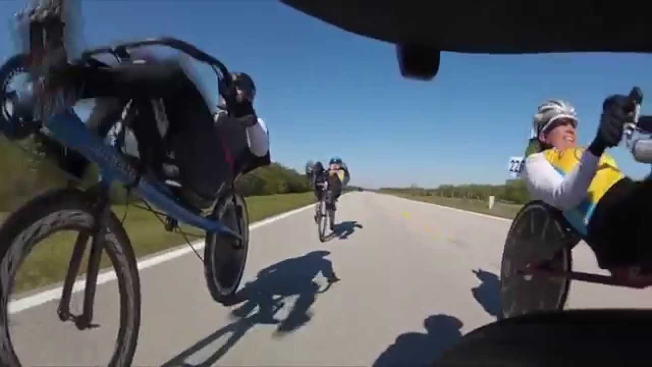 Bike Sebring, recumbent bicycle rotating paceline demo
