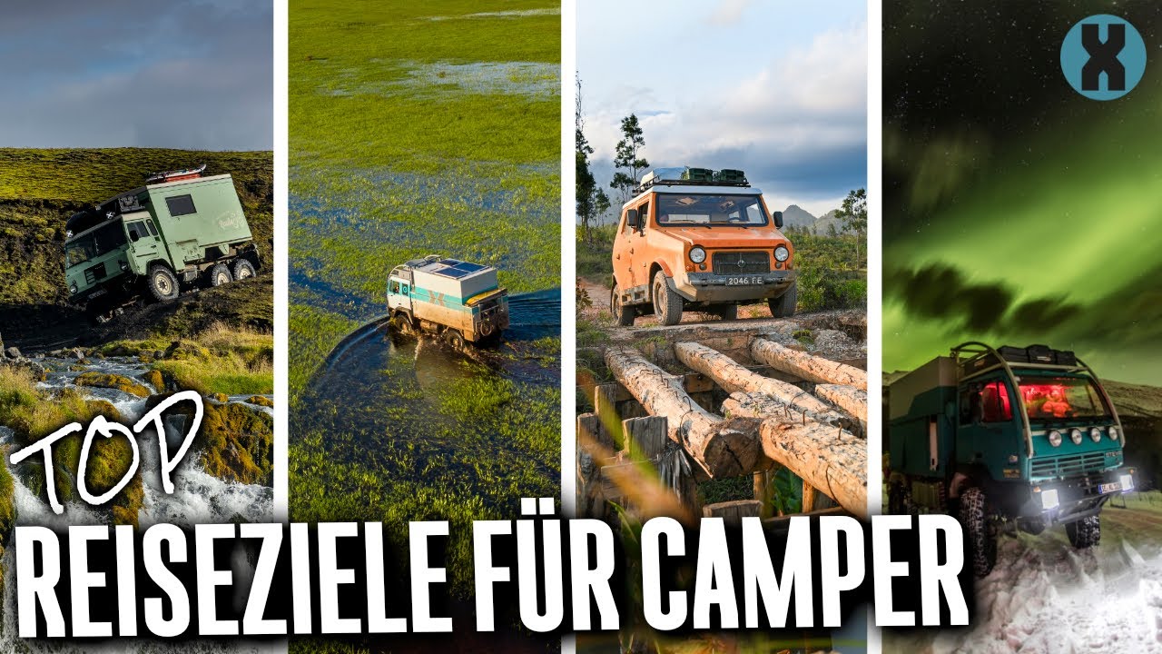 TOP 12 REISEZIELE für Camper & Overlander! (🇩🇪+🇬🇧🇺🇸)