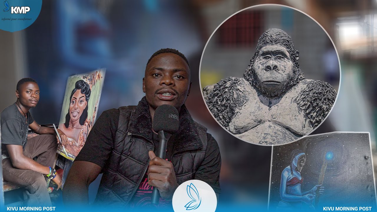 Dieumerci Khake : Artiste Africain de Goma,Maître des Portraits, Fresques et Sculptures Monumentales
