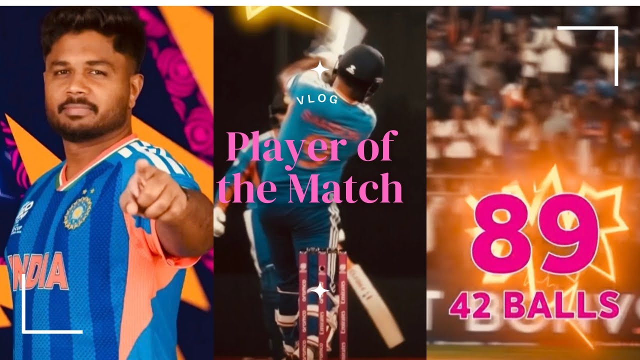 Player of the semi final🇮🇳Sanju Samson🎉  Ind vs Eng T20 2026 world cup #cricket 