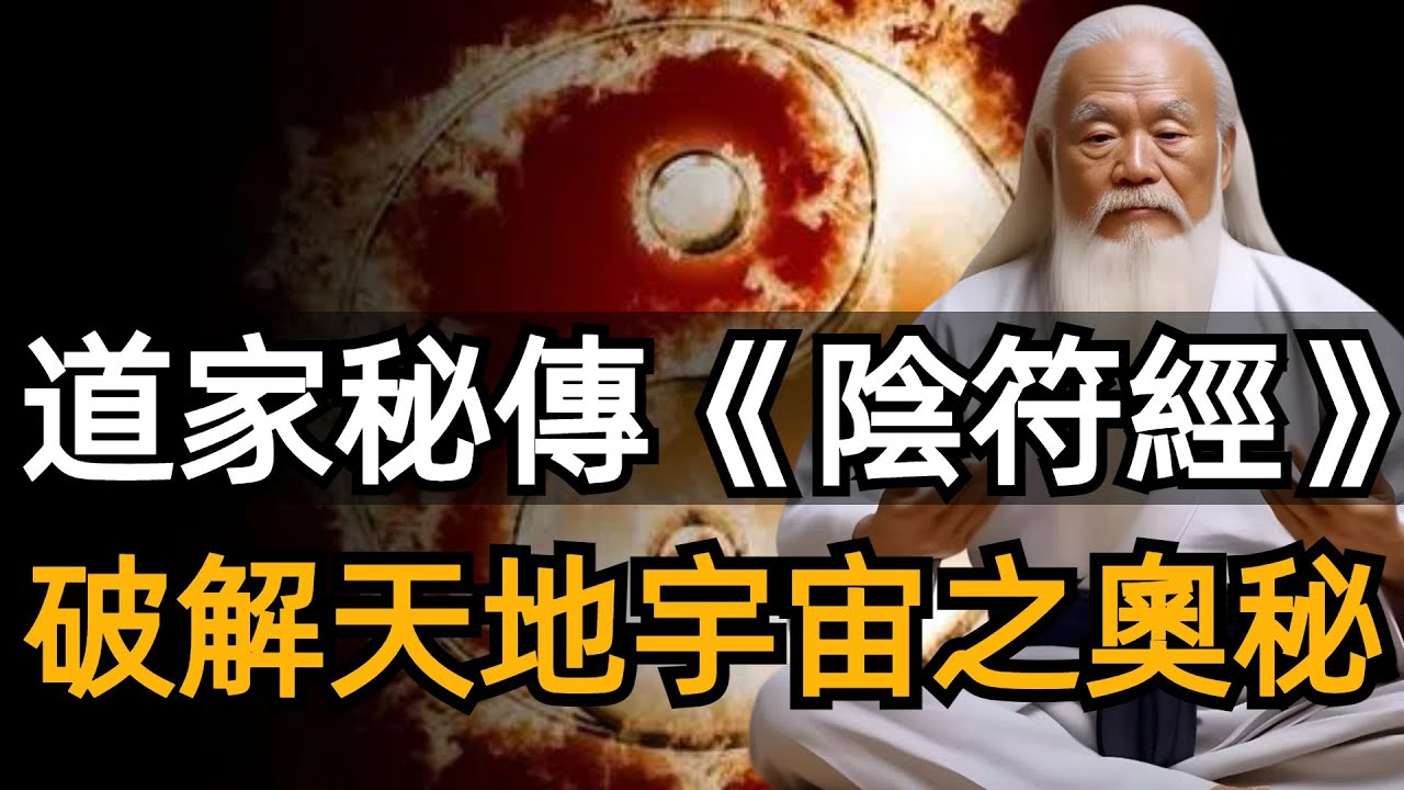 古今修行第一真經黃帝撰《陰符經》，破解天地宇宙規律和人類命運的奧秘！