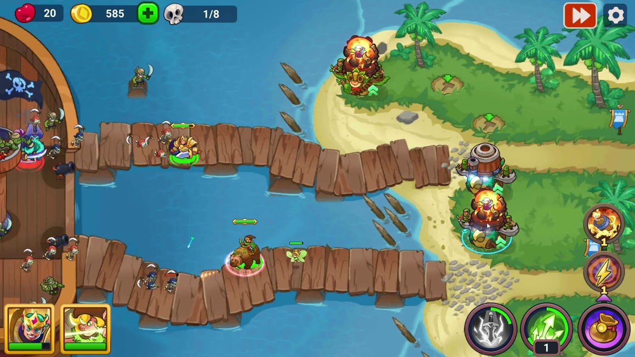 King of Defense 2: Epic TD - 11. Pirates [Normal]