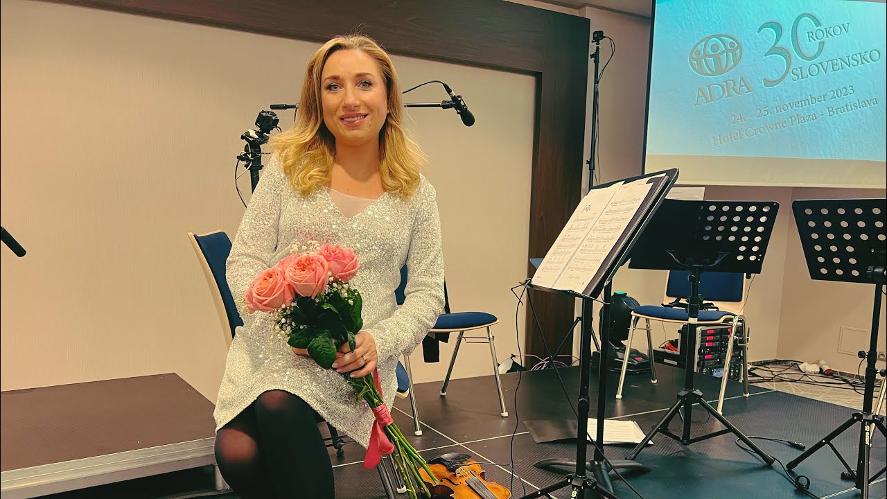 Виступ Оксана Козунь-Турцер на ювілеї ADRA SK Oksana Kozun-Turcer