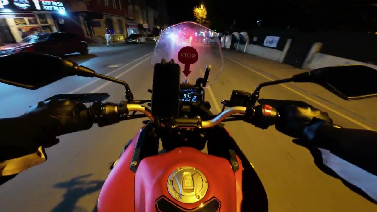 VOGE 300DS Gece sürüşü |POV| NoCommenter.           |9500km|