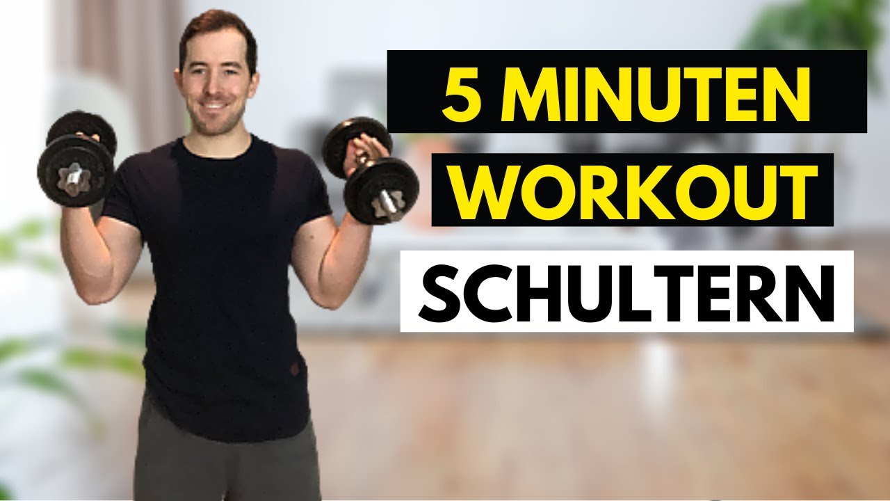 Effektives 5 Min Schulter Workout mit Kurzhanteln für Zu Hause!