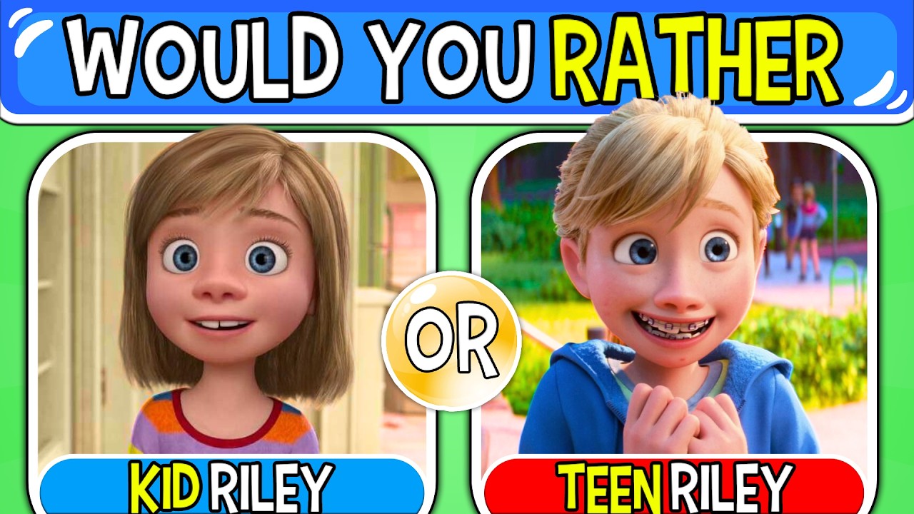 Would You Rather... INSIDE OUT 2 Edition 🍿🎬 | Inside Out 2 Movie Quiz