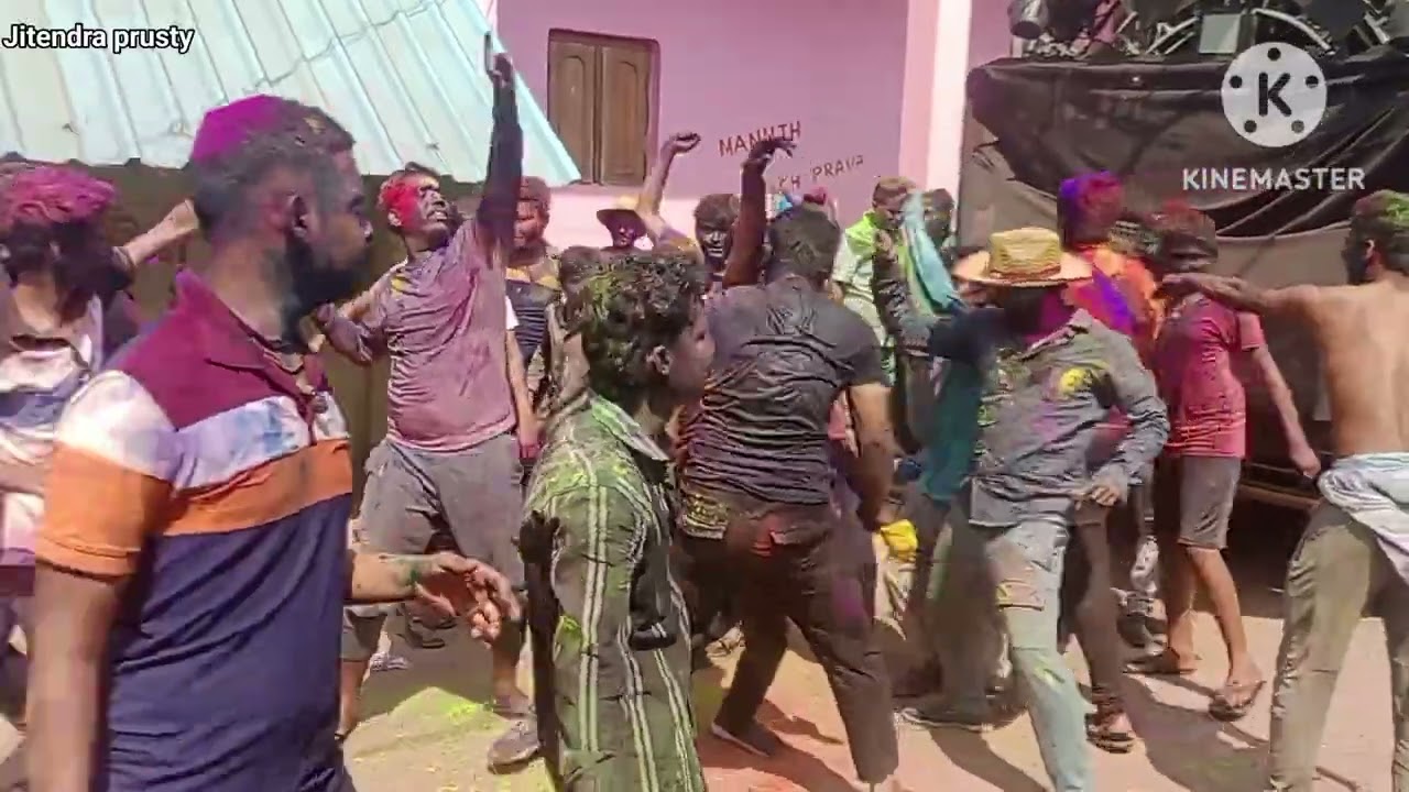 Holi celebration in my village // sadeibereni saptasajya dhenkanal