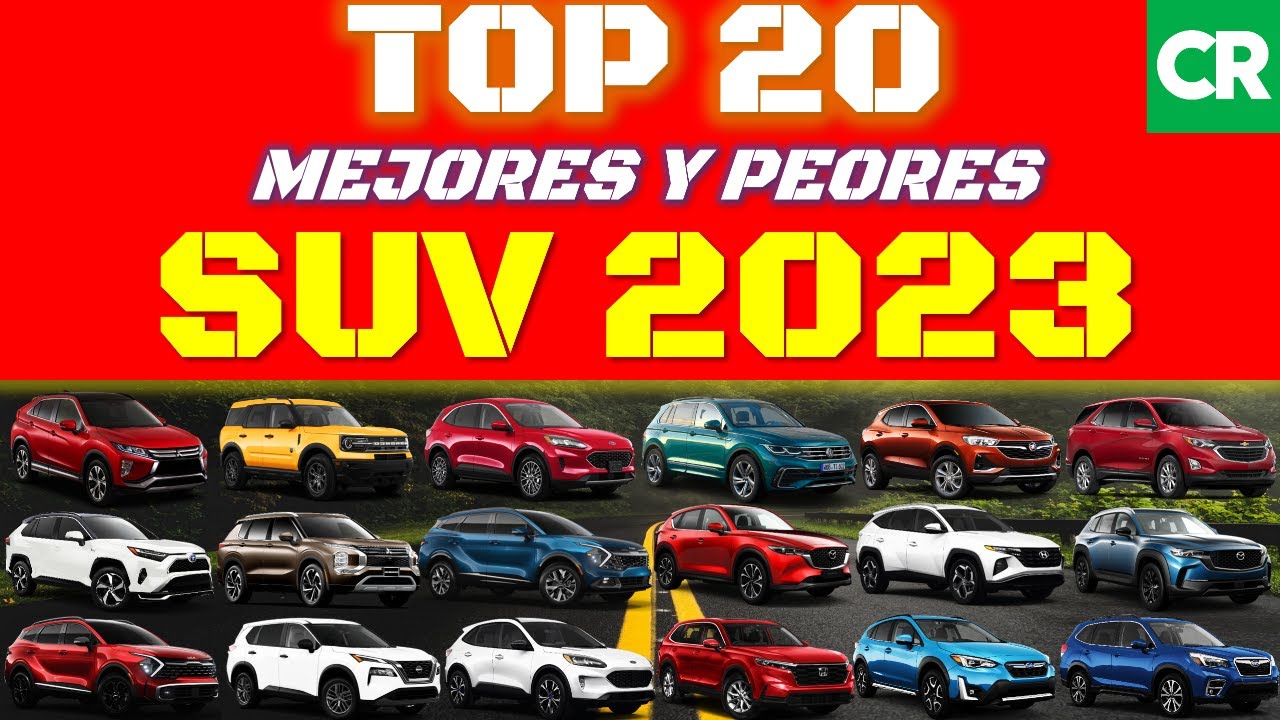 MEJORES y PEORES vehículos SUV 2023 según CONSUMER REPORTS