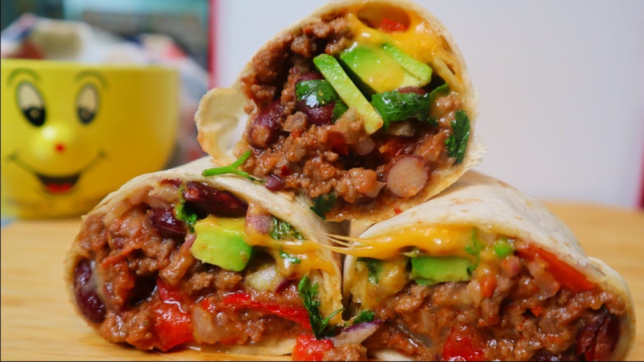 The Best Juicy Beef Burrito Recipe | Mexican Street Food