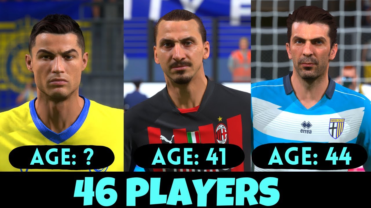 Oldest Players FIFA 23