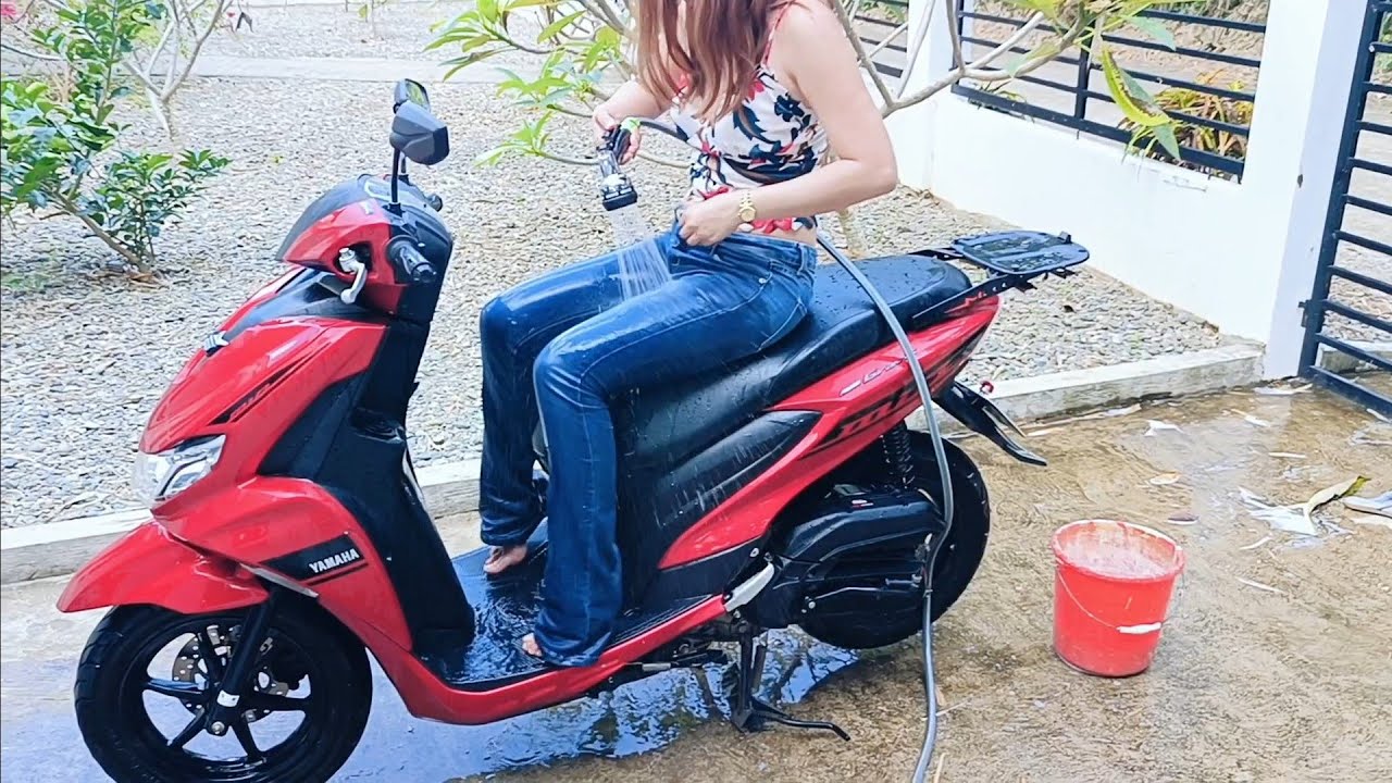 Мойка мотоцикла 🏍