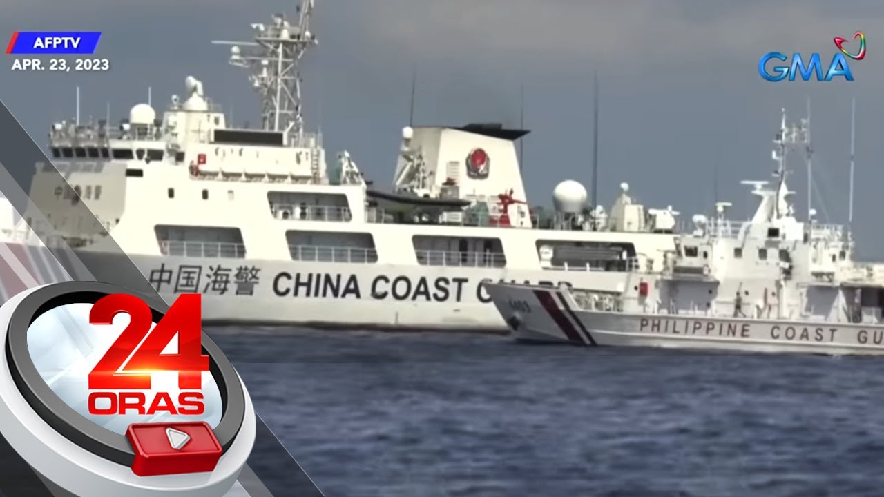 BRP Malapascua, muntik mabangga ng barko ng China Coast Guard na bumuntot at humarang dito | 24 Oras