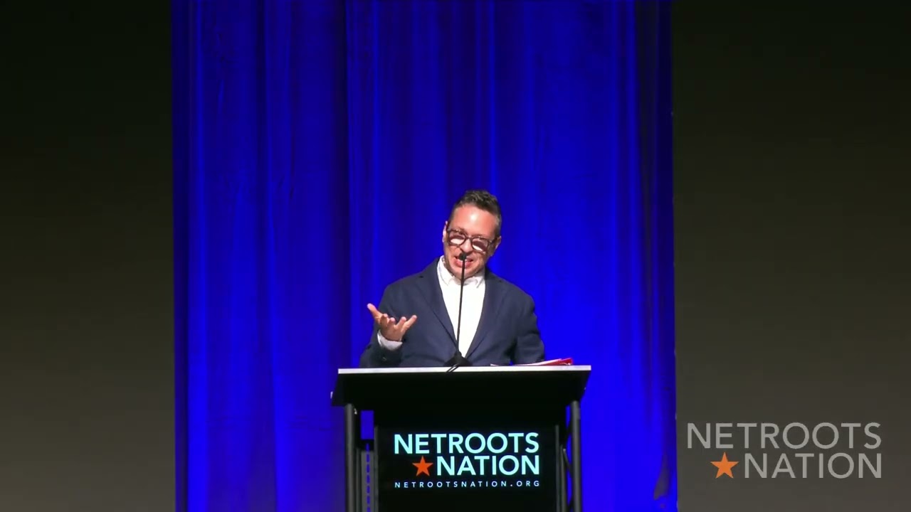 Markos Moulitsas Speaks at the Opening Keynote for Netroots Nation 2026