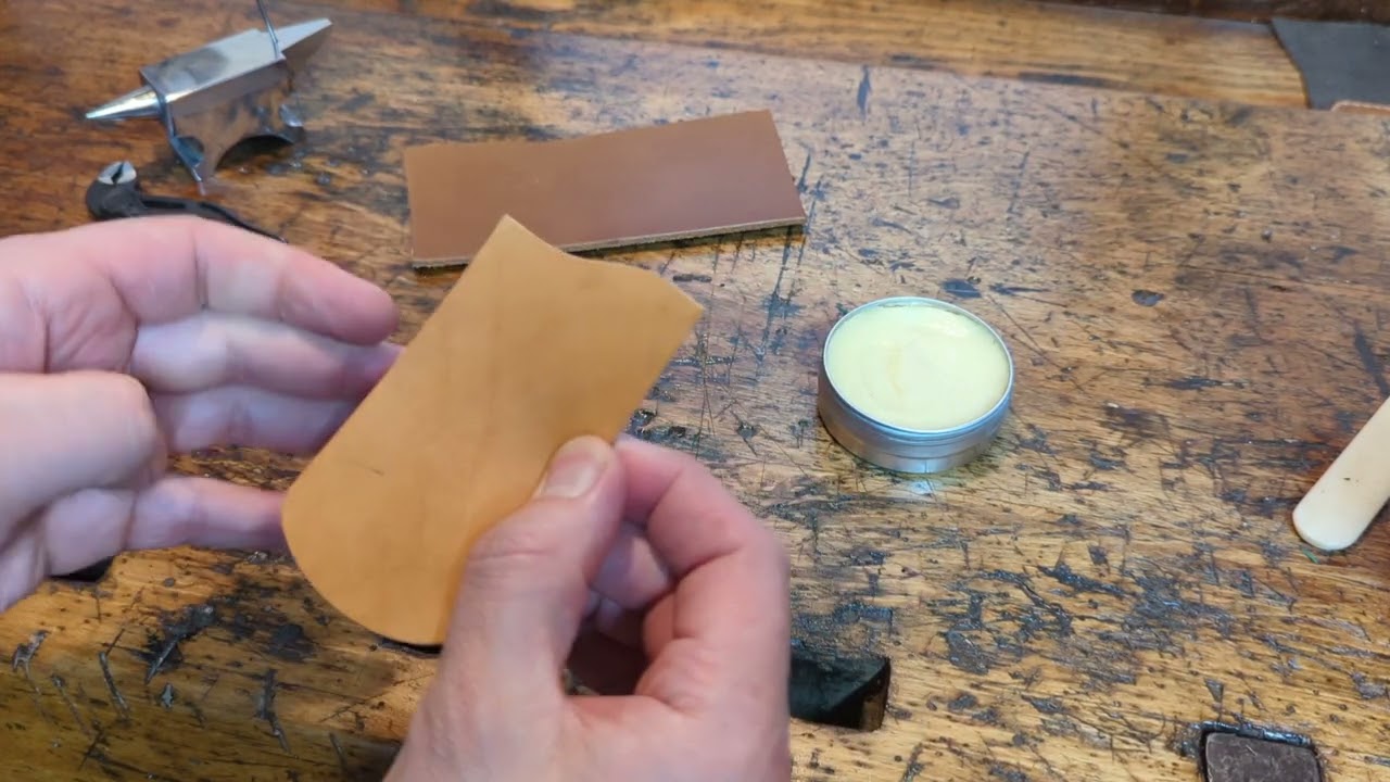 How to use DP's Fabulous Leather Balm. Great leather care product. Home made. All natural.