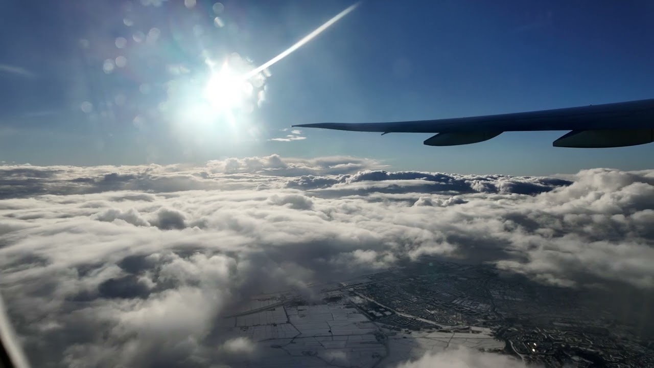 Flying during one of the biggest snowfalls in Netherlands gives you this amazing view from above!