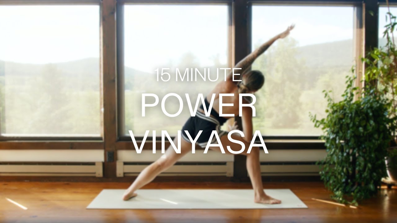 15 Minute Energizing Vinyasa | yoga for busy mornings