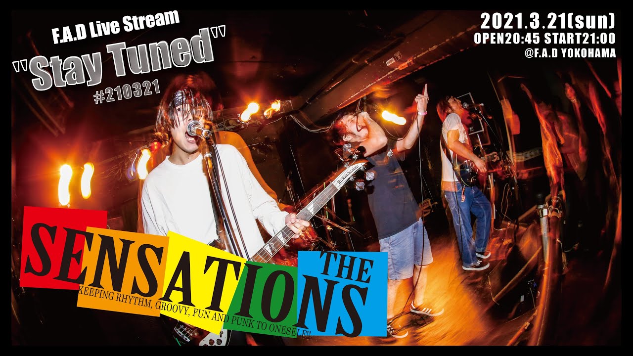 - THE SENSATIONS - F.A.D Live Stream 