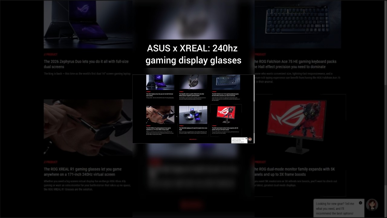 [NEWS] 240hz gaming display glasses 