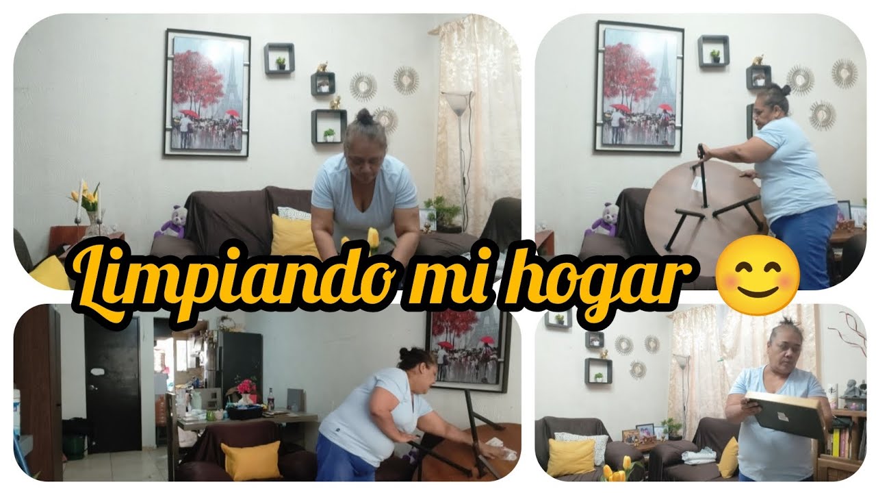 Mucha limpieza en casa 🏡 mov&iacute; todo /hay polvo 