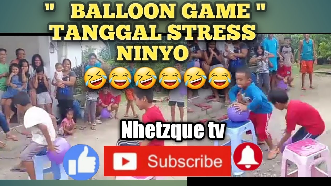 #BALLOON_GAME LARO NG MGA BATA AT MATATANDA NA NAKAKATAWA 🤣😂🤣😂🤣😂//Nhetzque TV