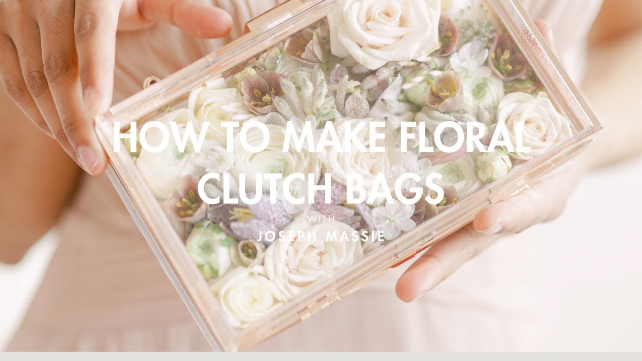 How To Make A Floral Clutch Bag