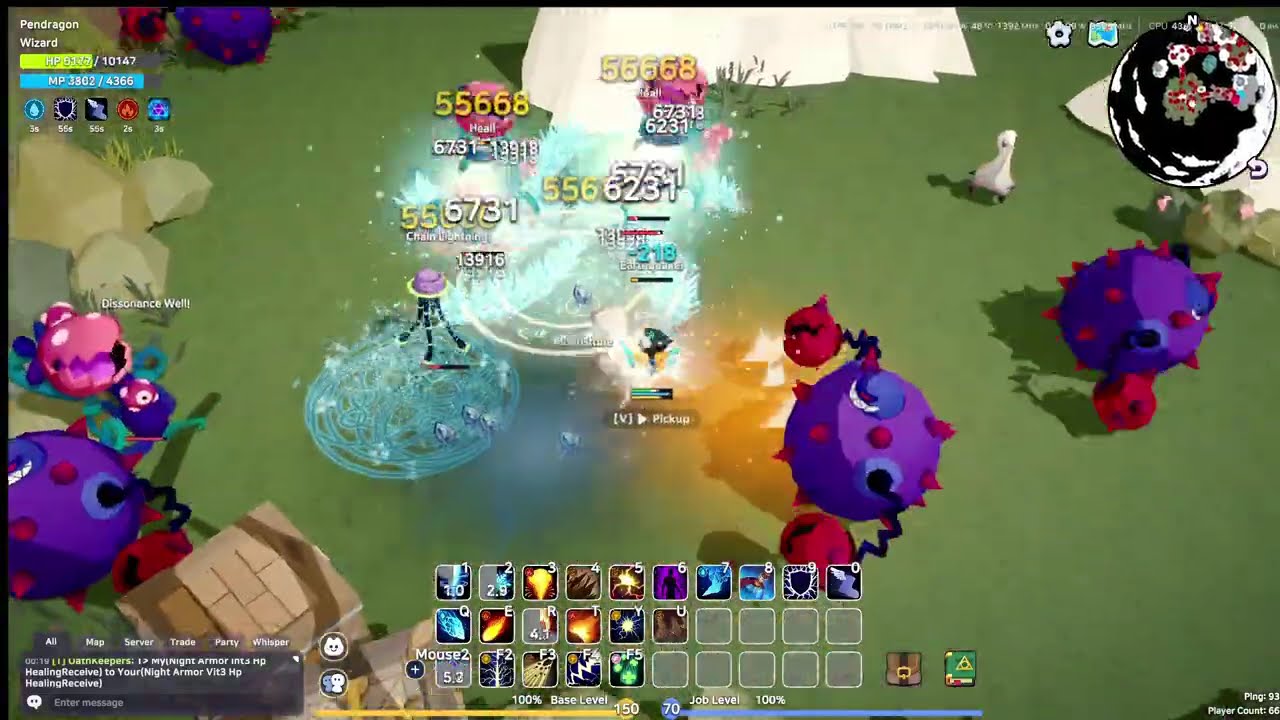 SpiritVale - Wizard with Cloaking Card at Night Garden