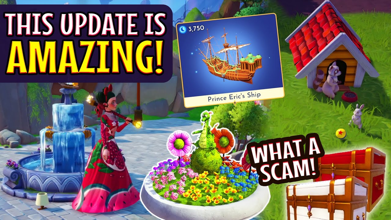 DISNEY Dreamlight Valley Update 4 Review. Everything New in The Update. I'm BLOWN AWAY!