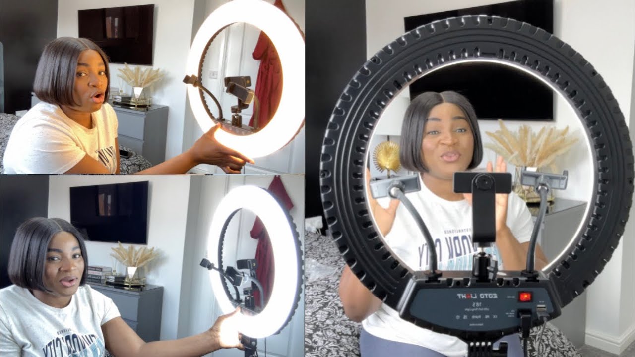 BEST AMAZON RING LIGHT REVIEW | EOTO 18-INCH RING LIGHT | UNBOXING / SETUP + DEMO