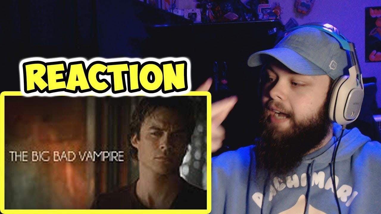 Damon Salvatore: The Big Bad Vampire (REACTION!!!)