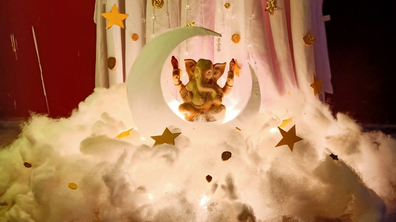 Best Ganpati Decoration Ideas 2020 || Lord Ganesha Decoration Ideas at home || Home decoration ||