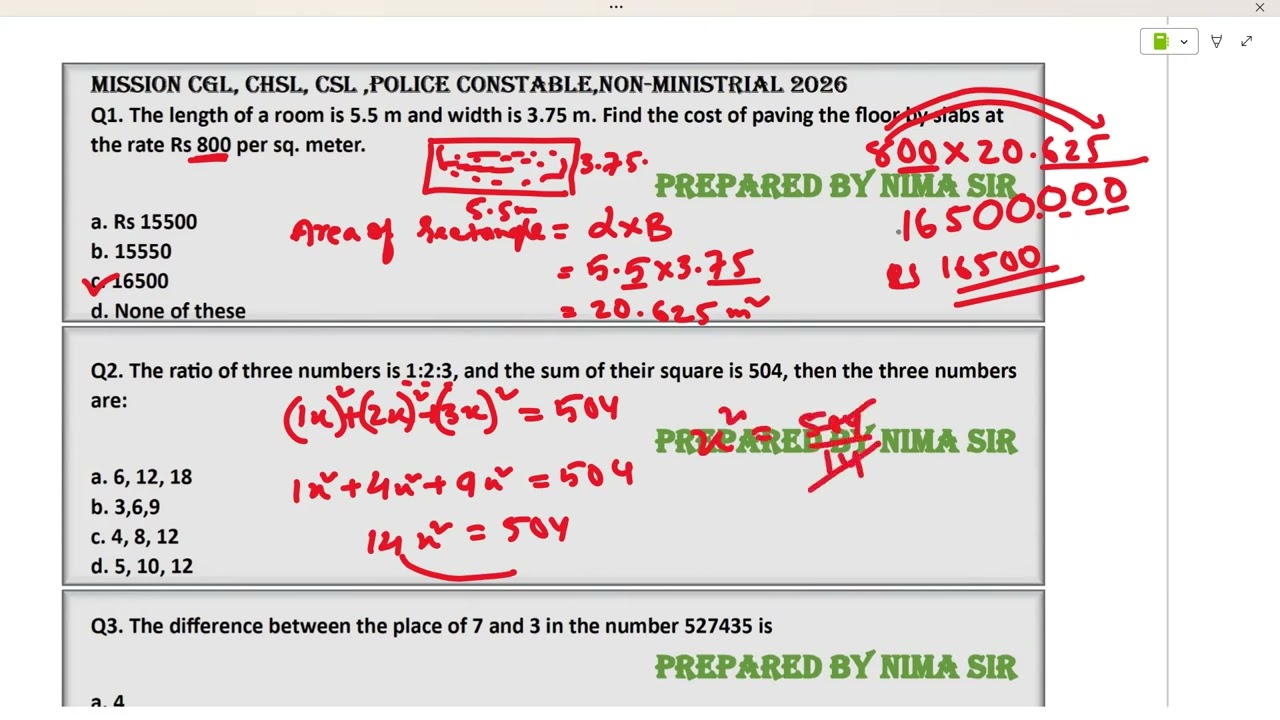 Most Important Questions for Upcoming exams APSSB || CGL || CHSL || CSL || 2026 💥💥🔥
