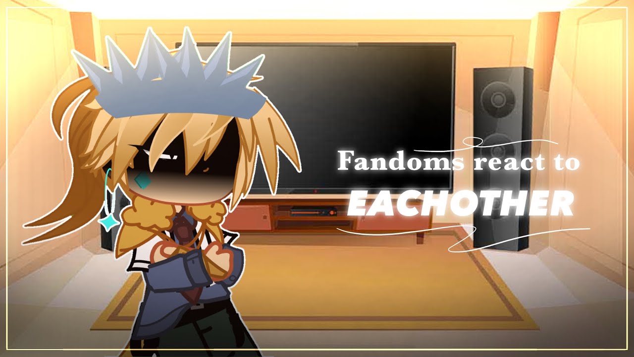 Fandoms react to eachother |Forsaken 3/? || Put on 2x speed!! || Discord  server link in desc‼️
